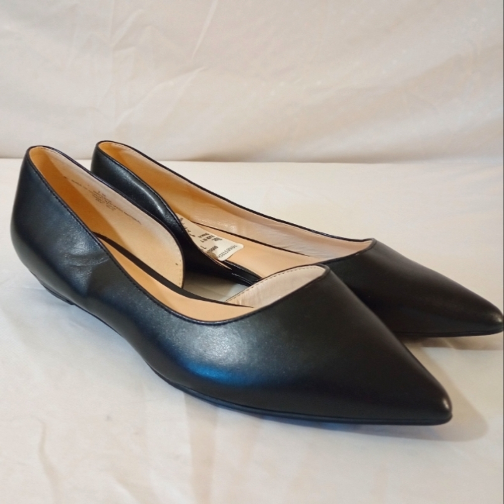 Nine West Black Pointed Toe Flats